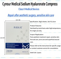 Masker Wajah Cair Steril Sekali Pakai Sodium Hyaluronate Cynour Menutrisi Memutihkan Melembapkan 20.5x21.5cm Umur Simpan 3 Tahun
