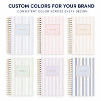 Carnet à spirale A5 personnalisé, style esthétique, épaissi, portable, journal, cadeau pour étudiant, fournisseur de papeterie pour la rentrée scolaire
