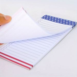 4 Pack Thermal Binding Printed Notepads Refrigerator Large <b>Pad</b> Fridge Full Magnet Design Magnetic <b>Memo</b> <b>Pads</b> - Product Image 3
