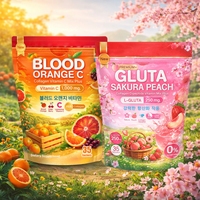 Collagène sanguin et vitamine C saveur orange en stock – Complément alimentaire en poudre pour la beauté de la peau et la santé des adultes – Marque privée OEM