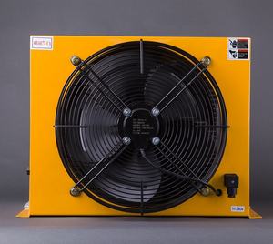 AH14117T-<span class=keywords><strong>CA</strong></span> Intercambiador de Calor Refrigerado por Aire, Radiador de Aceite Hidráulico de Aluminio, Enfriador de Aceite Hidráulico con Ventilador - Product Image 1