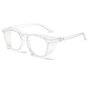 Wejump ANSI Z87.1 CE EN16321 공장 재고 남성 및 여성용 김서림 방지 튀김 안전 고글 블루 라이트 보호 안경 - Product Image 4