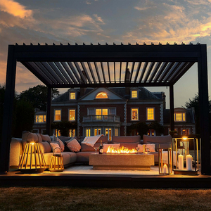 Gazebo extérieur personnalisé de 2 à 20% de réduction pour l'<span class=keywords><strong>hiver</strong></span>, pavillon de jardin, patio moderne, <span class=keywords><strong>pergola</strong></span> solaire - Product Image 5