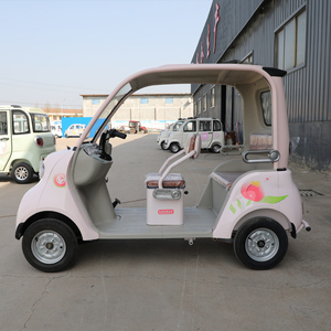 Quatre portes quatre sièges 650W <span class=keywords><strong>Min</strong></span> <span class=keywords><strong>E</strong></span> voitures sans permis 40KM par heure adulte fermé électrique Mini EV voiture - Product Image 6