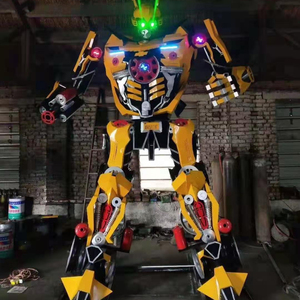 Mouvement de bras de <span class=keywords><strong>Robot</strong></span> en fer de grande taille, <span class=keywords><strong>Robot</strong></span> brillant mobile en métal pour <span class=keywords><strong>Sculpture</strong></span> de jardin de parc de paysage - Product Image 3