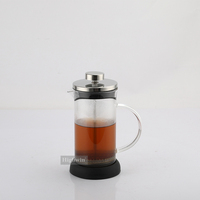 Cafetière à piston portable HIGHWIN en verre résistant à la chaleur