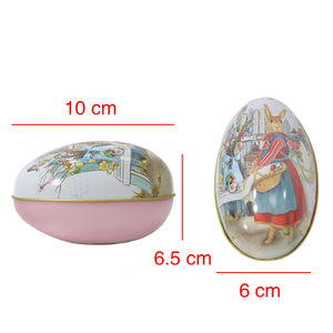 Decorazioni per Uova di Pasqua, Scatole Regalo in Latta per Feste, Formato Grande: <span class=keywords><strong>10</strong></span> X <span class=keywords><strong>6</strong></span>,5 X <span class=keywords><strong>6</strong></span> <span class=keywords><strong>cm</strong></span> - Product Image 6