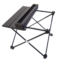 Table de camping pliable moderne de luxe pour l'extérieur, structure en fer, imperméable, ultralégère, mobilier d'extérieur portable pour utilisation en parc