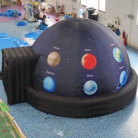 Expédition rapide planétarium astronomie planète tente gonflable géante gonflable mobile planétarium dôme tente avec ventilateur