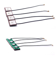 12*12mm 1575.42Mhz Active Interne GNSS Patch Céramique Antenne GPS Beidou RG178 Câble Vertical