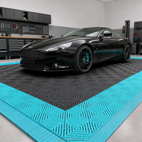 Grille de sol pour station de lavage automobile, plaque de grille de sol pour atelier de beauté automobile 4S, tapis de sol en plastique à emboîtement sans tranchée pour drainage