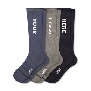 Meia de Compressão Masculina Personalizada de Alta Qualidade OEM com Logotipo Personalizado para Esportes e Atividades Físicas - Product Image 5