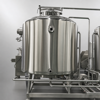 Ligne de production laitière en acier inoxydable, pasteurisateur discontinu, réservoir agitateur, pompe, unité de remplissage et de canalisations pour atelier laitier