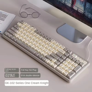 คีย์บอร์ดเกมมิ่งแล็ปท็อปแบบมีสาย USB-C รุ่น Langtu GK102 Green Axis RGB Backlit แบบกลไก สามโหมด ตั้งโปรแกรมได้ สำหรับอีสปอร์ต - Product Image 3