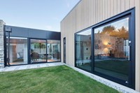 Porte coulissante en aluminium TOMA AS2047 Australie, porte coulissante intérieure à double vitrage