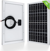 Panneau solaire en verre de taille personnalisée 10w 12w 15w 20w 25w 30w 35w 40w 5v 6v 12v 18v Panneaux solaires design à petite batterie Panneau en verre mono