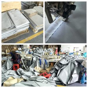 Coperta antincendio di emergenza in fibra di vetro di grandi dimensioni 6m * 8m coperta antincendio per auto di emergenza isolante - Product Image 2