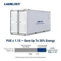 Centre de données modulaire préfabriqué en conteneur de 20 pieds, refroidissement liquide, CDU, plaque froide, PUE≤1.15, solution de calcul en périphérie Plug & Play, CE UL FCC