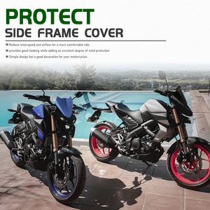 XXUN - Parabrisas de Aleación de Aluminio para Motocicleta, Deflector de Viento, Visera, Accesorios para <span class=keywords><strong>Yamaha</strong></span> <span class=keywords><strong>MT</strong></span> 15 2019-2022, <span class=keywords><strong>MT</strong></span> <span class=keywords><strong>125</strong></span> <span class=keywords><strong>2020</strong></span>-2022 - Product Image 2