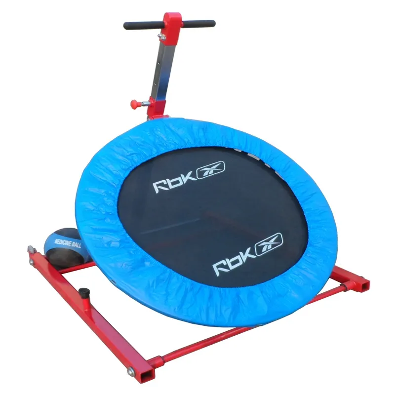 Safe and stable fitness gym equipment medicine ball response trampoline that exercise in gym