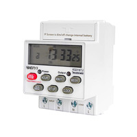 Minuteur programmable quotidien/hebdomadaire 24/6 heures, interrupteur minuterie 230V 32A, marche/arrêt automatique