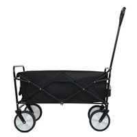 Chariot utilitaire pliable léger, chariot portable à roues pour les courses, le shopping, la plage, le jardin et le camping