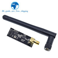 TZT 1 pièces modules sans fil NRF24L01 + PA + LNA longue distance de 1100 mètres (avec antenne)