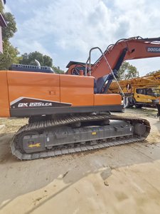 Excavatrice sur chenilles Doosan DX225LCA de 22 tonnes, bien entretenue, d'occasion, pour travaux de terrassement, avec moteur, roulement, PLC et pompe hydraulique, Corée - Product Image 5