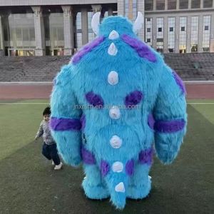 Disfraz de Monstruo <span class=keywords><strong>Sully</strong></span> de Dibujos Animados, Traje de Mascota para Adultos, Disfraz de Halloween, Disfraz de Bestia Peluda, Ratón, Monstruos - Product Image 5