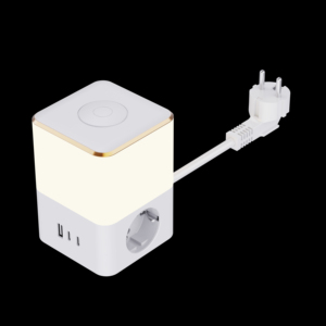 ปลั๊กไฟมาตรฐานยุโรปปี 2026 ไฟกลางคืนสามสี สวิตช์สัมผัส 17 วัตต์ พอร์ต USB 2 ช่องแบบ Type-C ปลอดภัยสำหรับการใช้งานที่หลากหลาย - Product Image 3