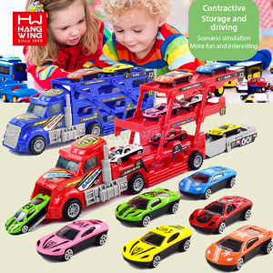 Hw 50cm pieghevole tirare indietro di inerzia contenitore di espulsione <span class=keywords><strong>camion</strong></span> con il metallo del metallo da corsa pista di Skateboard <span class=keywords><strong>giocattolo</strong></span> di parcheggio - Product Image 5