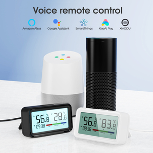 Moniteur de température et d'humidité WiFi, écran numérique rétroéclairé ℉ & ℃   Humidificateur intelligent à liaison commutable avec alerte à distance - Product Image 4