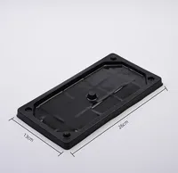 Boîte à appâts robuste pour l'extérieur, grande station réutilisable pour rongeurs avec clé pour souris et autres rongeurs