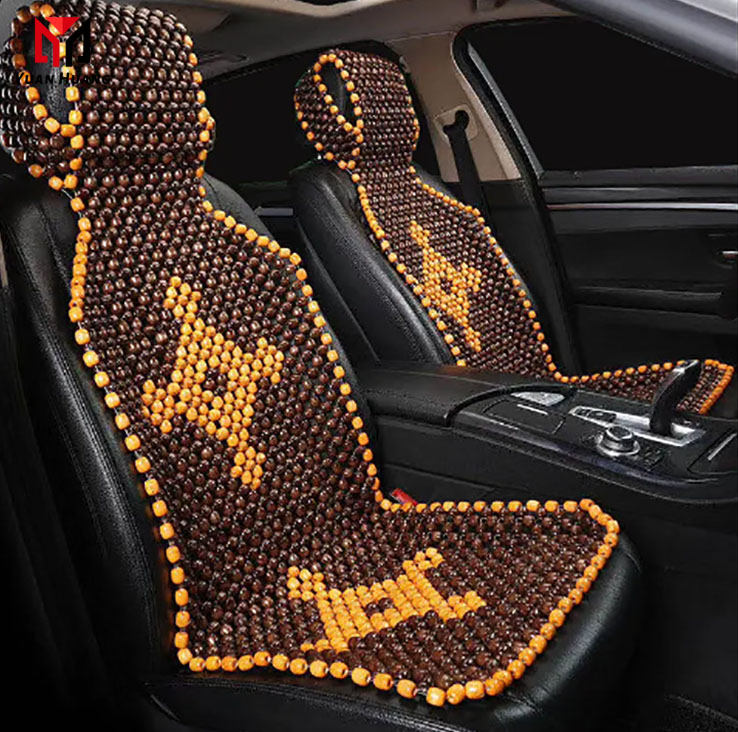 EXCEL LIFE Natural Wood Beaded Seat Cover Massaging Cool Cushion For Car Truck Car Seat Cover