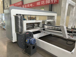 Factory Outlet Caja de cartón corrugado completamente automático Carpeta Encoladora Grapadora Stitch Maquinaria Caja de cartón Máquina de coser - Product Image 5