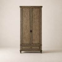 Commode de rangement et armoire à 2 portes, style palais traditionnel de luxe, pour projet résidentiel moderne, écologique, gain de place et durable