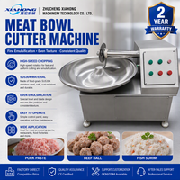 Coupe-aliments industriel en acier inoxydable, mélangeur 20L, 3 ou 6 lames courbes pour viande, légumes et poisson