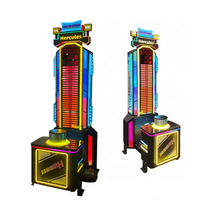 Machine de jeu d'arcade Artbel Hercules de haute qualité à pièces, YBE204, sport d'intérieur, test de force, Hammer Master, noir et rouge, 110V 1