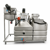 Intercepteur de graisse automatique en acier inoxydable, séparateur d'eau et d'huile pour le traitement des eaux usées de cuisine avec système de pompe de levage