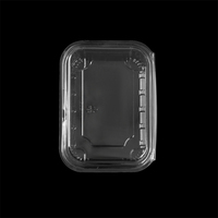 Vente en gros Récipients d'emballage jetables en plastique transparent standard de qualité alimentaire pour salades de fruits avec couvercle