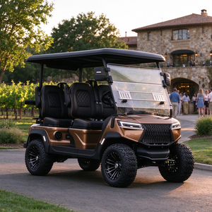 Carrito de Golf Eléctrico Todoterreno GRENTEK de 4 Plazas con Asientos de Lujo, Buggy para el Club de Golf - Product Image 1