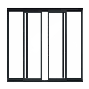 Bureau à domicile Grand Verre <span class=keywords><strong>Porte</strong></span> <span class=keywords><strong>Coulissante</strong></span> En Verre Trempé avec Alliage D'aluminium Matériel Piste Kit - Product Image 4