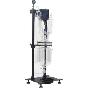 Reactor <span class=keywords><strong>de</strong></span> <span class=keywords><strong>Vidrio</strong></span> Encamisado (Olla <span class=keywords><strong>de</strong></span> Reacción) YUHUA con Motor, 220V, 5L <span class=keywords><strong>de</strong></span> Capacidad, <span class=keywords><strong>para</strong></span> Uso en <span class=keywords><strong>Laboratorio</strong></span>, Precio <span class=keywords><strong>de</strong></span> Fábrica - Product Image 5