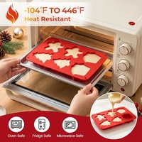 Moule à gâteau en silicone SILIKOLOVE Factory à 6 cavités en forme de sapin de Noël et de bonhomme en pain d'épices, certifié LFGB Platinum, sans BPA, pour la pâtisserie DIY