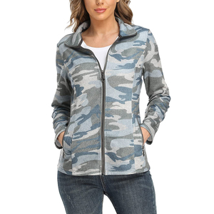 Chaqueta con cremallera negra para <span class=keywords><strong>mujer</strong></span>, chaqueta ligera informal, OEM, venta al por mayor, talla grande - Product Image 4