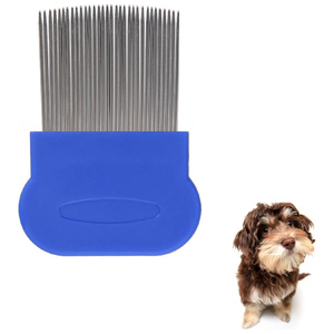 Classic Lice <b>Eggs</b> Removal Nit Free Spiral Micro-groove Stainless Steel Teeth <b>Plastic</b> Lice Comb for Home Use Skin-Friendly - Product Image 1