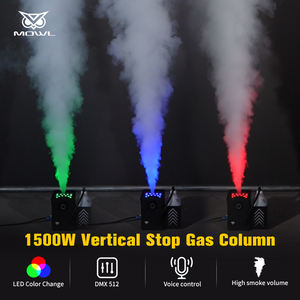 Nueva Máquina de Humo LED Portátil de 1500W DMX512 con Pulverización Instantánea y Parada para Escenarios, Conciertos, Clubes, Bares y Discotecas - Product Image 2