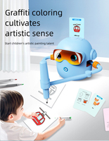 Robot de dessin intelligent IA pour enfants, machine d'apprentissage par flashcards, jouet éducatif parlant pour l'apprentissage précoce de l'anglais et le dessin