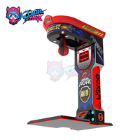Colorful Park MMA Machine de boxe à monnayeur, Testeur électronique de force de frappe, Machine de jeu d'arcade sportive ultime Big Punch