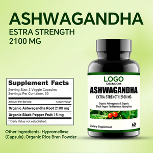 Oem <span class=keywords><strong>Ashwagandha</strong></span> Wortelextract Supplement,<span class=keywords><strong>Ashwagandha</strong></span> Extract Capsules - Product Image 2
